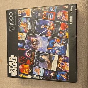 Star Wars "ORIGINAL TRILOGY POSTERS" 1000 Piece Jigsaw Buffalo Games Puzzle
